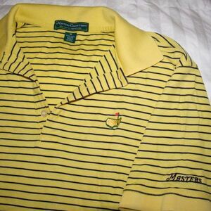 Masters Striped Golf Polo MEDIUM